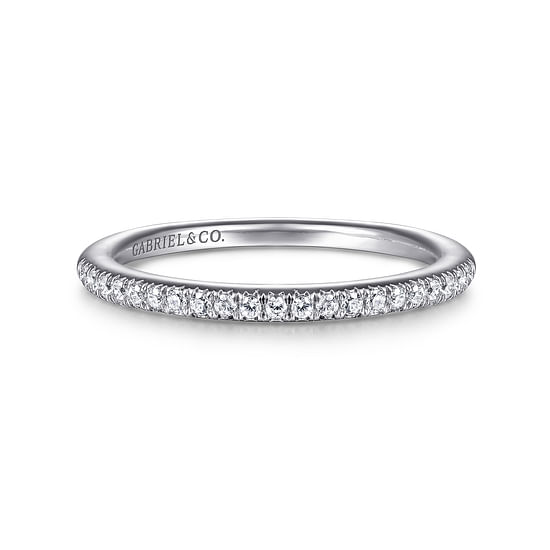 Gabriel - 14K White Gold   Matching Wedding Band