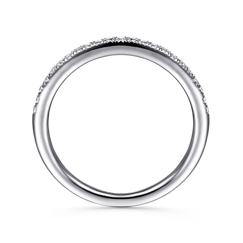 14K White Gold   Matching Wedding Band