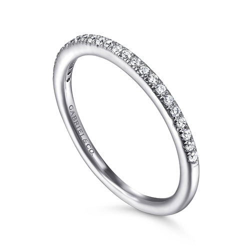 14K White Gold   Matching Wedding Band