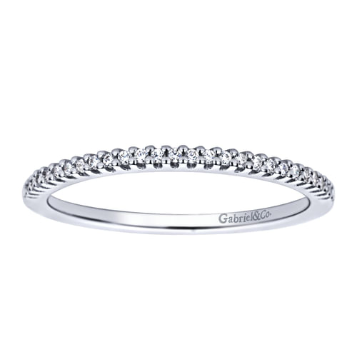 14K White Gold   Matching Wedding Band