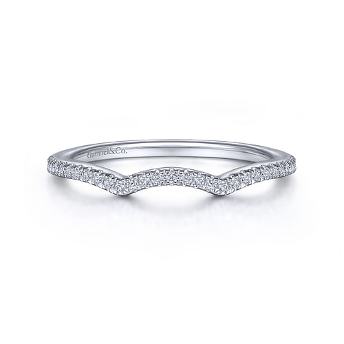 14K White Gold   Matching Wedding Band