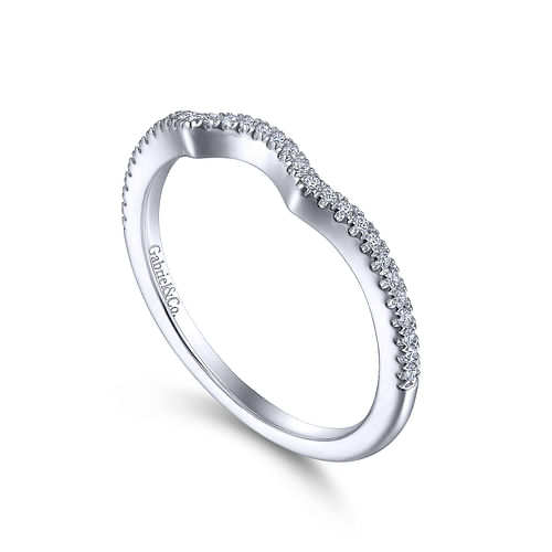 14K White Gold   Matching Wedding Band