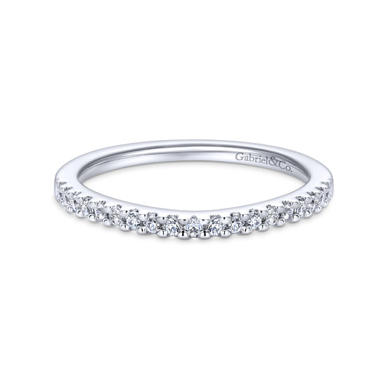 Gabriel - 14K White Gold   Matching Wedding Band