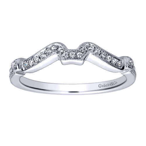 14K White Gold   Matching Wedding Band