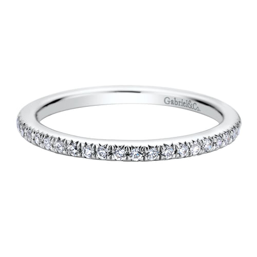 14K White Gold   Matching Wedding Band
