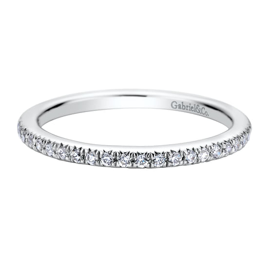 Gabriel - 14K White Gold   Matching Wedding Band