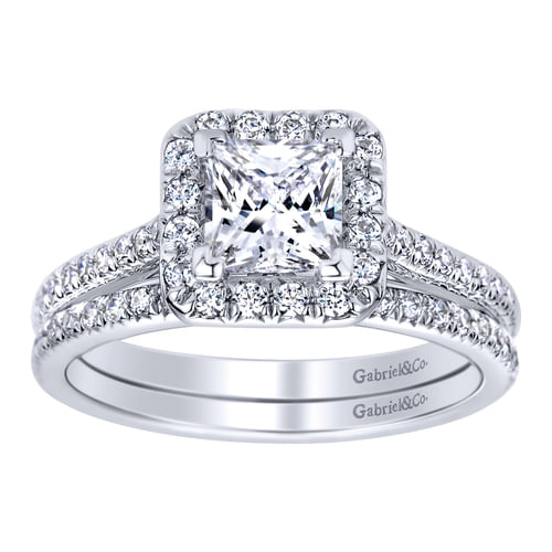 14K White Gold   Matching Wedding Band