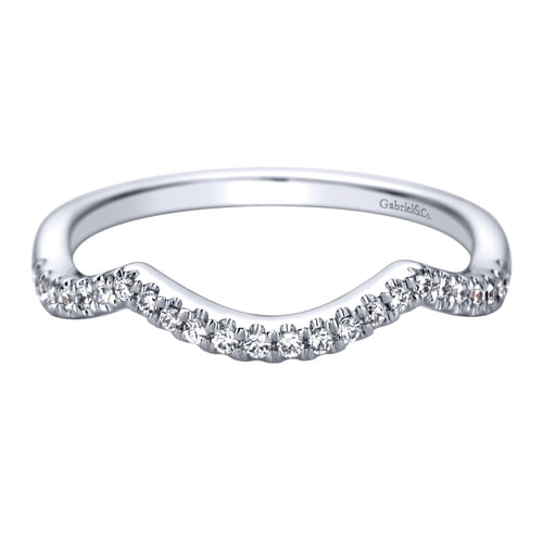 14K White Gold   Matching Wedding Band