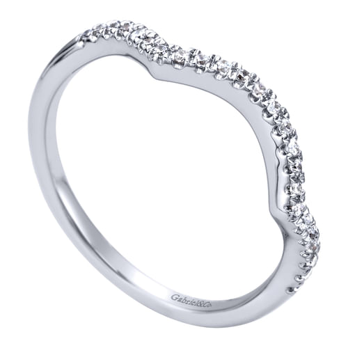 14K White Gold   Matching Wedding Band