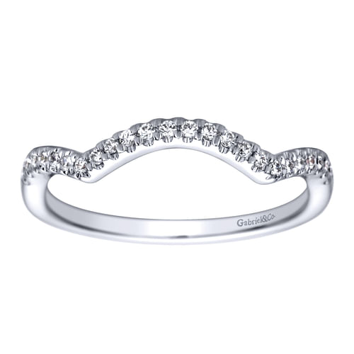 14K White Gold   Matching Wedding Band