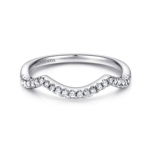 14K White Gold   Matching Wedding Band