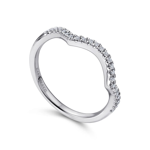 14K White Gold   Matching Wedding Band