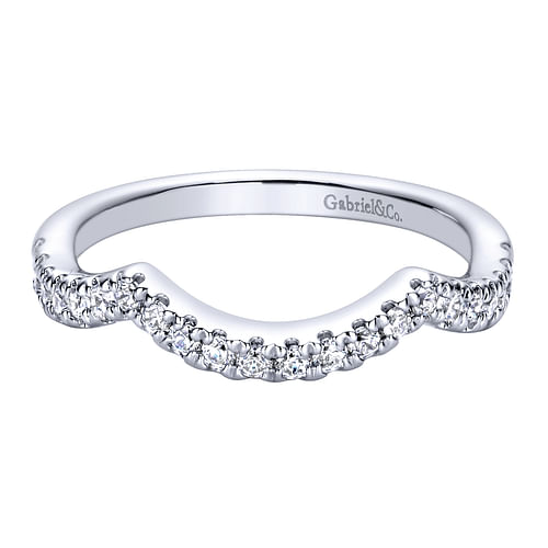 14K White Gold   Matching Wedding Band