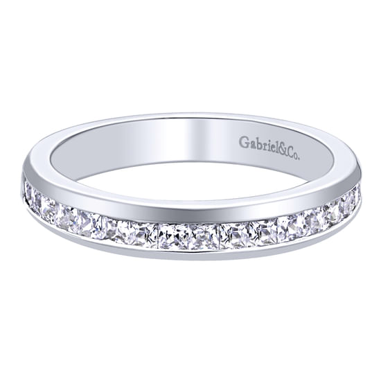 Gabriel - 14K White Gold   Matching Wedding Band