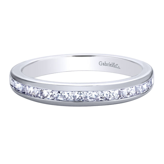 Gabriel - 14K White Gold   Matching Wedding Band