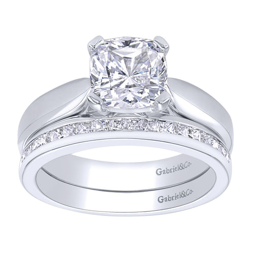 14K White Gold   Matching Wedding Band