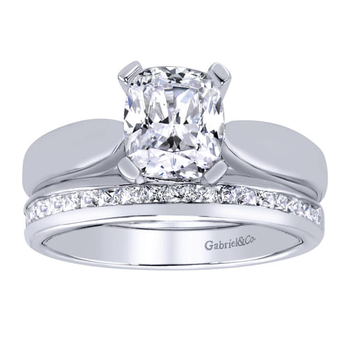 14K White Gold   Matching Wedding Band