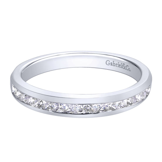 Gabriel - 14K White Gold   Matching Wedding Band