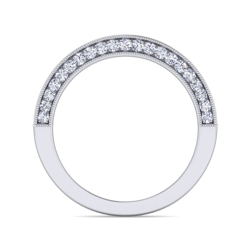14K White Gold   Matching Wedding Band