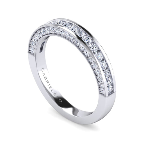 14K White Gold   Matching Wedding Band