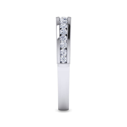 14K White Gold   Matching Wedding Band