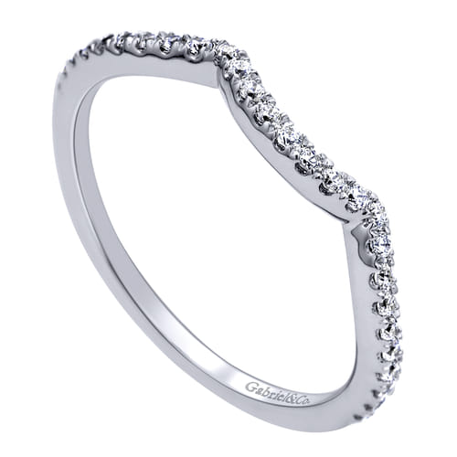 14K White Gold   Matching Wedding Band