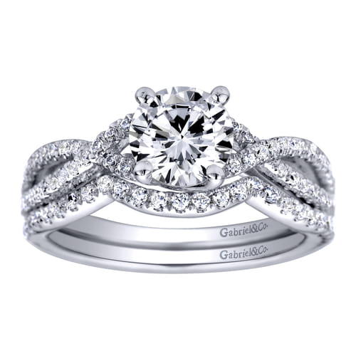 14K White Gold   Matching Wedding Band