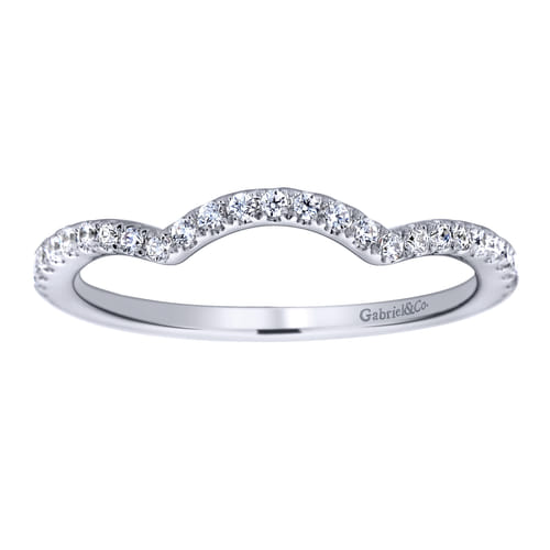 14K White Gold   Matching Wedding Band