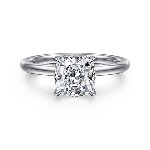 14K White Gold Cushion Diamond Engagement Ring 14K White Gold Cushion Diamond Engagement Ring