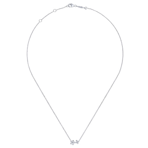 14K White Gold  Fashion Necklace