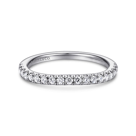 Gabriel - 14K White Gold  Matching Wedding Band