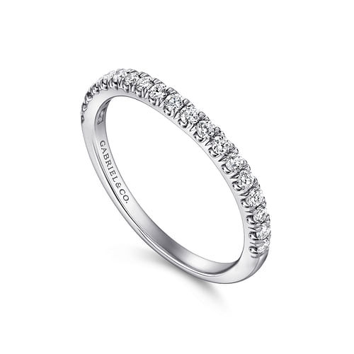 14K White Gold  Matching Wedding Band