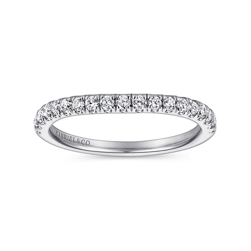 14K White Gold  Matching Wedding Band