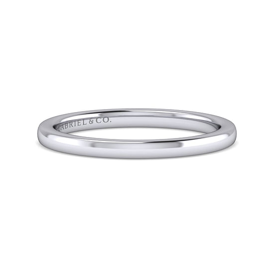 Gabriel - 14K White Gold  Matching Wedding Band