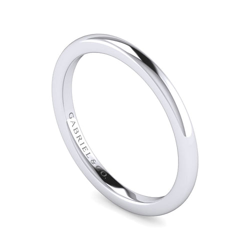 14K White Gold  Matching Wedding Band