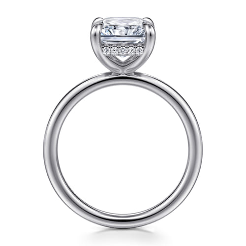 14K White Gold Radiant Cut Diamond Engagement Ring 14K White Gold Radiant Cut Diamond Engagement Ring