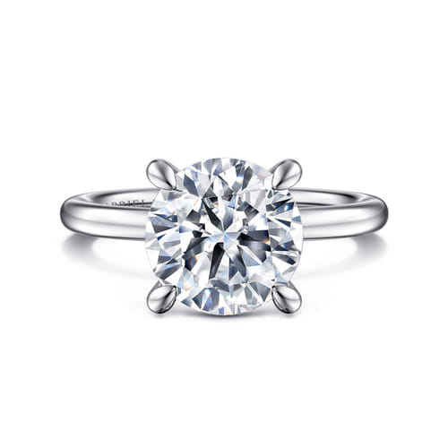 14K White Gold Round Diamond Engagement Ring 14K White Gold Round Diamond Engagement Ring