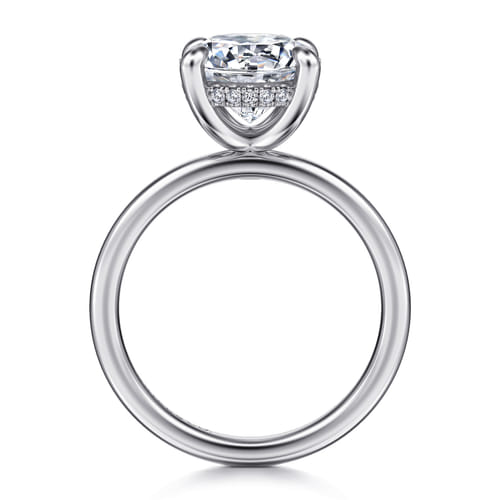 14K White Gold Round Diamond Engagement Ring 14K White Gold Round Diamond Engagement Ring