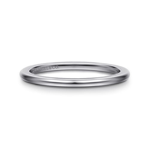 14K White Gold 1.3mm Mini Spacer Band 14K White Gold 1.3mm Mini Spacer Band