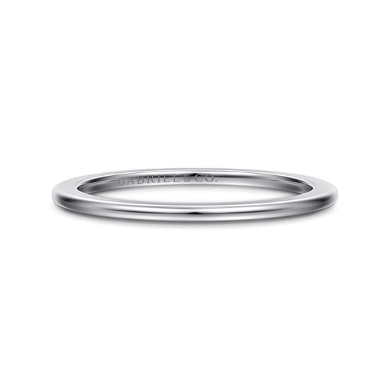 Gabriel - 14K White Gold 1mm Mini Spacer Band