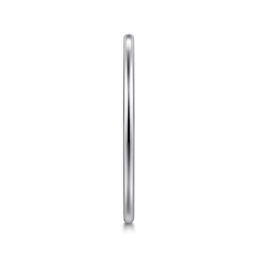 14K White Gold 1mm Mini Spacer Band
