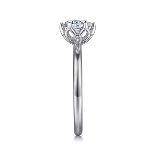 14K White Gold 6 Prong Round Solitaire
Engagement Ring