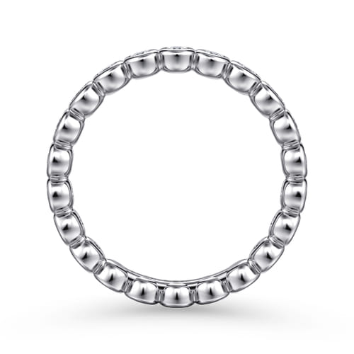 14K White Gold Bezel Diamond Eternity Band 14K White Gold Bezel Diamond Eternity Band