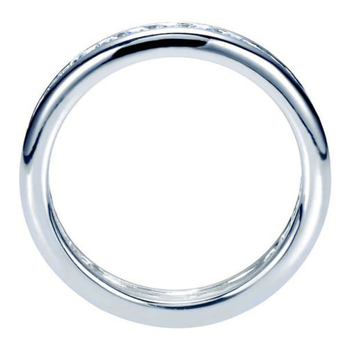 14K White Gold Channel Set Diamond Eternity Band