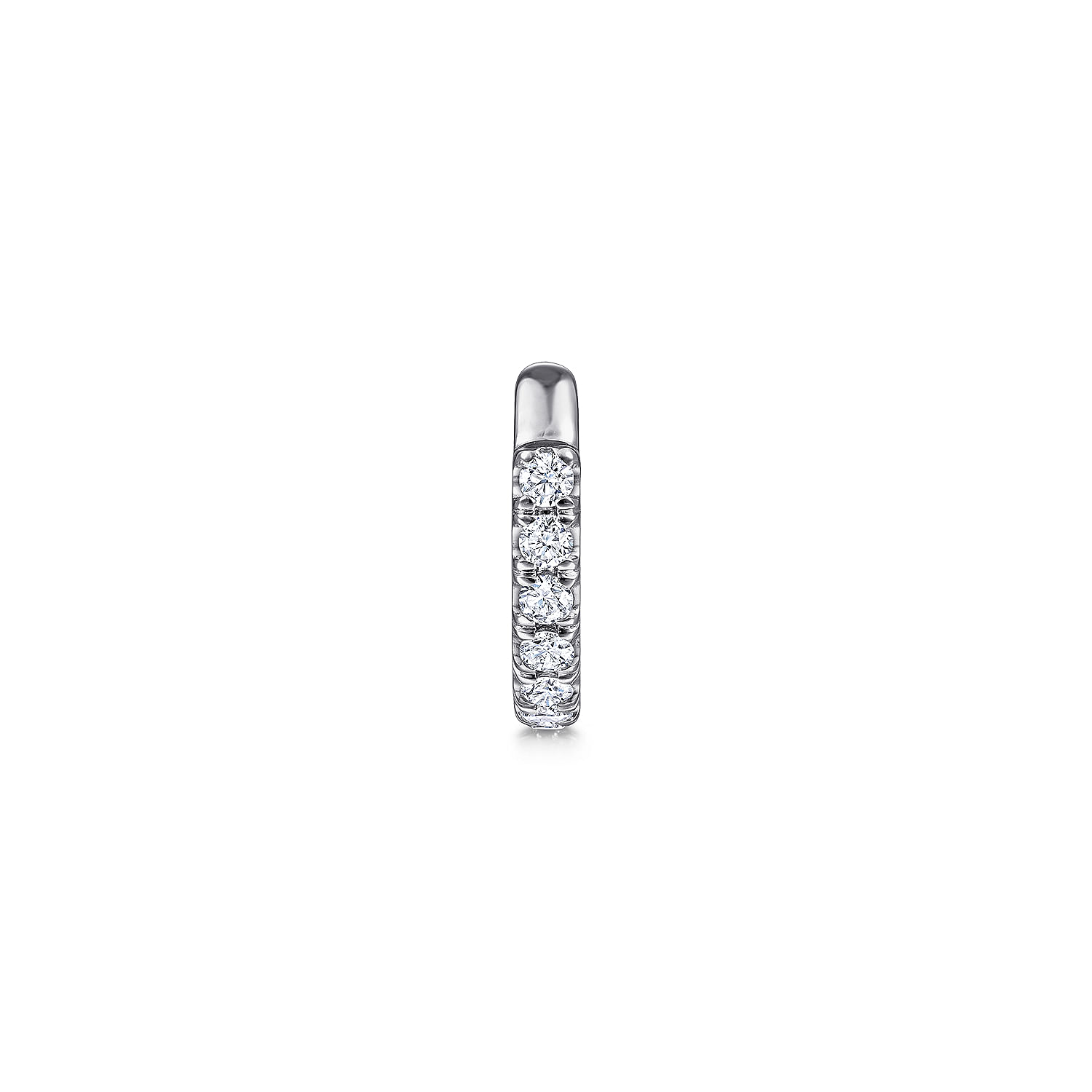 Gabriel - 14K White Gold Classic Diamond Earcuff Earrings