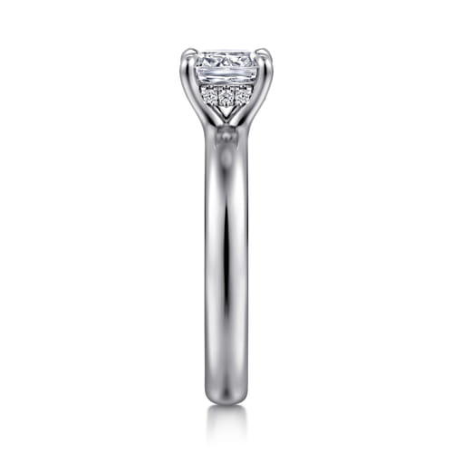 14K White Gold Cushion Cut Diamond Engagement Ring 14K White Gold Cushion Cut Diamond Engagement Ring
