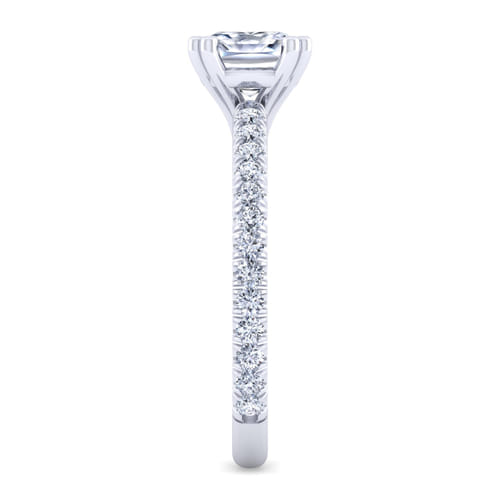14K White Gold Cushion Cut Diamond Engagement Ring 14K White Gold Cushion Cut Diamond Engagement Ring
