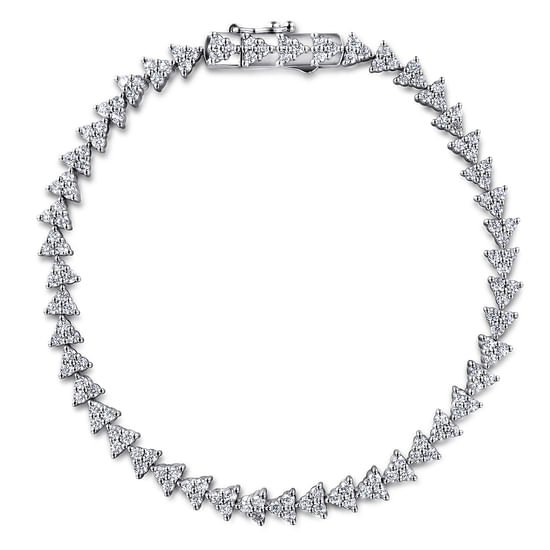 Gabriel - 14K White Gold Diamond  Tennis Bracelet