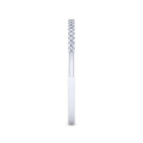 14K White Gold Diamond Anniversary Band