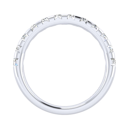 14K White Gold Diamond Anniversary Band